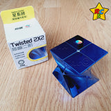 Twisted 2x2 Diansheng Metalizado Torcido Espejo Brillante
