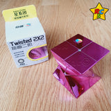 Twisted 2x2 Diansheng Metalizado Torcido Espejo Brillante