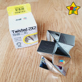 Twisted 2x2 Diansheng Metalizado Torcido Espejo Brillante