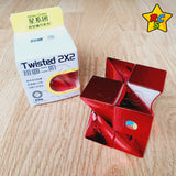 Twisted 2x2 Diansheng Metalizado Torcido Espejo Brillante