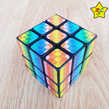 Mirror Unequal Arcoiris Cubo 3x3 Modificación Puzzle