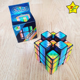 Mirror Unequal Arcoiris Cubo 3x3 Modificación Puzzle