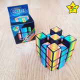 Mirror Unequal Arcoiris Cubo 3x3 Modificación Puzzle