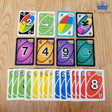 Cartas Uno Flip Morado Juego Mesa Doble Cara Lado Oscuro