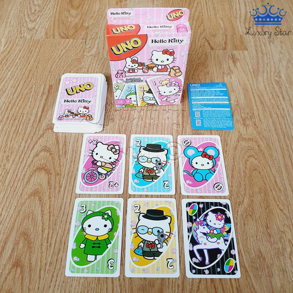 Cartas Uno Hello Kitty Juego Mesa Compartir Familia Amigos