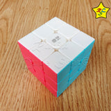 Cubo Qiyi 3x3 Neon Warrior Pastel Speedcube Macaron Stickerless Mate
