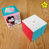 Cubo Qiyi 3x3 Neon Warrior Pastel Speedcube Macaron Stickerless Mate