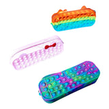 Cartuchera Pop It Goma Antiestres Burbujas Cartera Colores