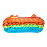 Cartuchera Pop It Goma Antiestres Burbujas Cartera Colores