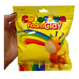 Foamy Moldeable Plastilina Colores Figuras Manualidades