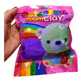 Foamy Moldeable Plastilina Colores Figuras Manualidades