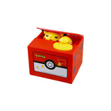 Alcancia Traga Monedas Pokemon Pikachu Caja Ahorro Propina
