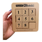 Puzzle 2d Klotski Cuadrado Magnético Números Rompecabezas