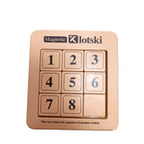 Puzzle 2d Klotski Cuadrado Magnético Números Rompecabezas