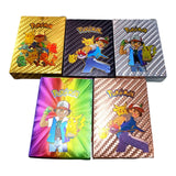 Baraja Pokemon Cartas Metalizadas Coleccionables Premium x 55 Cartas