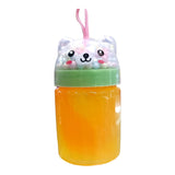 Slime Pepas Osos Gatos Colores Brillante Plastilina Escarcha
