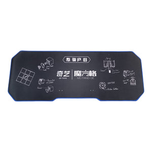 Tapete Cubo Stackmat Grande Qiyi Speed Negro Azul