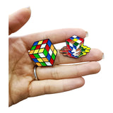 Pin Cubo Rubik 3x3 Derretido Prendedor Ropa Accesorio