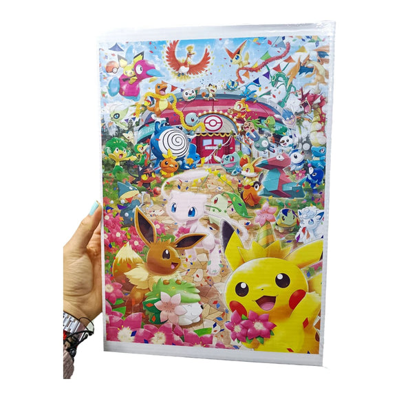 Rompecabezas Pokemon 1000 Piezas Pikachu Dificultad Anime