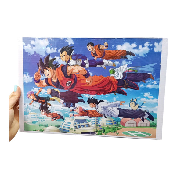 Rompecabezas Dragon Ball Carton 1000 Piezas Goku Anime