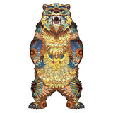 Rompecabezas Animales Figuras Madera Siluetas Formas Colores