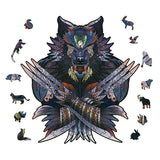 Rompecabezas Animales Figuras Madera Siluetas Formas Colores