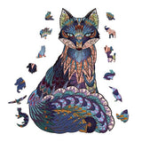 Rompecabezas Animales Figuras Madera Siluetas Formas Colores