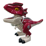 Juguete Dinosaurio Transformer Metalico Robot Accesorios