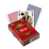 Juego De Cartas Poker Fournier 808 Jumbo Index Linen Finish Azul N/a Inglés