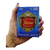 Juego De Cartas Poker Fournier 808 Jumbo Index Linen Finish Azul N/a Inglés