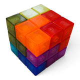 Cubo Soma Magnetico + Tarjetas Puzzle Reto Mental