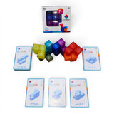 Cubo Soma Magnetico + Tarjetas Puzzle Reto Mental