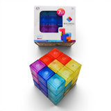 Cubo Soma Magnetico + Tarjetas Puzzle Reto Mental