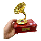 Joyero Tocadisco Caja Musical Cuerda Detalle Melodia Mozart