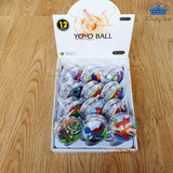 Yoyo Plastico Transparente Alumbra Juguete Didactico Niños