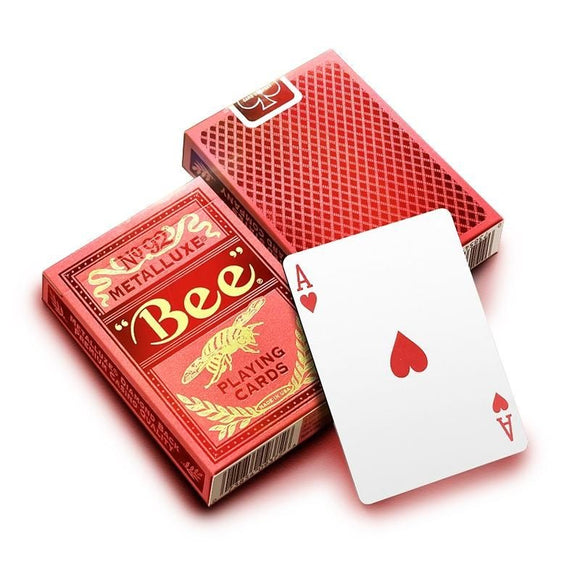 Cartas Bee Metal Luxe Premium Abeja Casino Metalizado N°92