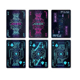 Bicycle Cyberpunk Cartas Poker Cybercity Morado Naipe