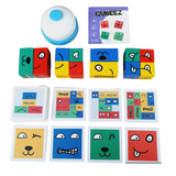 Juego Cubeez Bloques Battle Caras Cubos Color Tarjeta Timbre