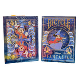 Cartas Poker Disney Fantasia Bicycle Azul Edicion Limitada