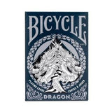 Baraja Poker Bicycle Dragon Red Gold Black Blue New