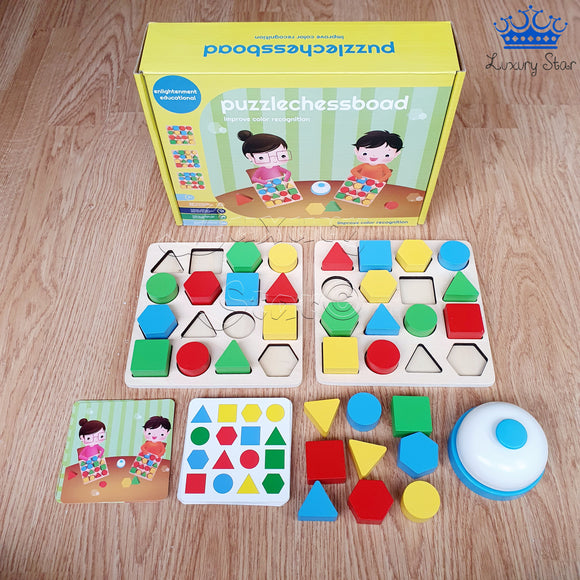Juego Agilidad Figuras Geometricas Competencia + Campana