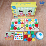 Juego Agilidad Figuras Geometricas Competencia + Campana