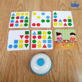 Juego Agilidad Figuras Geometricas Competencia + Campana