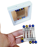 Imanes Neodimio Kit Geométrico Plateados Multicolor Antiestrés