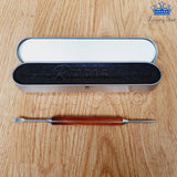 Lapiz Punzon Madera Acero Barista Dibujo Bebidas Cafe