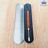 Lapiz Punzon Madera Acero Barista Dibujo Bebidas Cafe