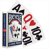 Cartas Bicycle Large Print Vision Indice Grande Air Cushion