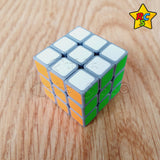 Gan 328 Llavero Gris Edición Limitada Mini 3x3 Coleccionable Negro