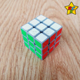 Gan 328 Llavero Gris Edición Limitada Mini 3x3 Coleccionable Negro