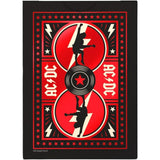 Baraja De Cartas Acdc Naipes Poker Bicycle Rojo Negro Juego